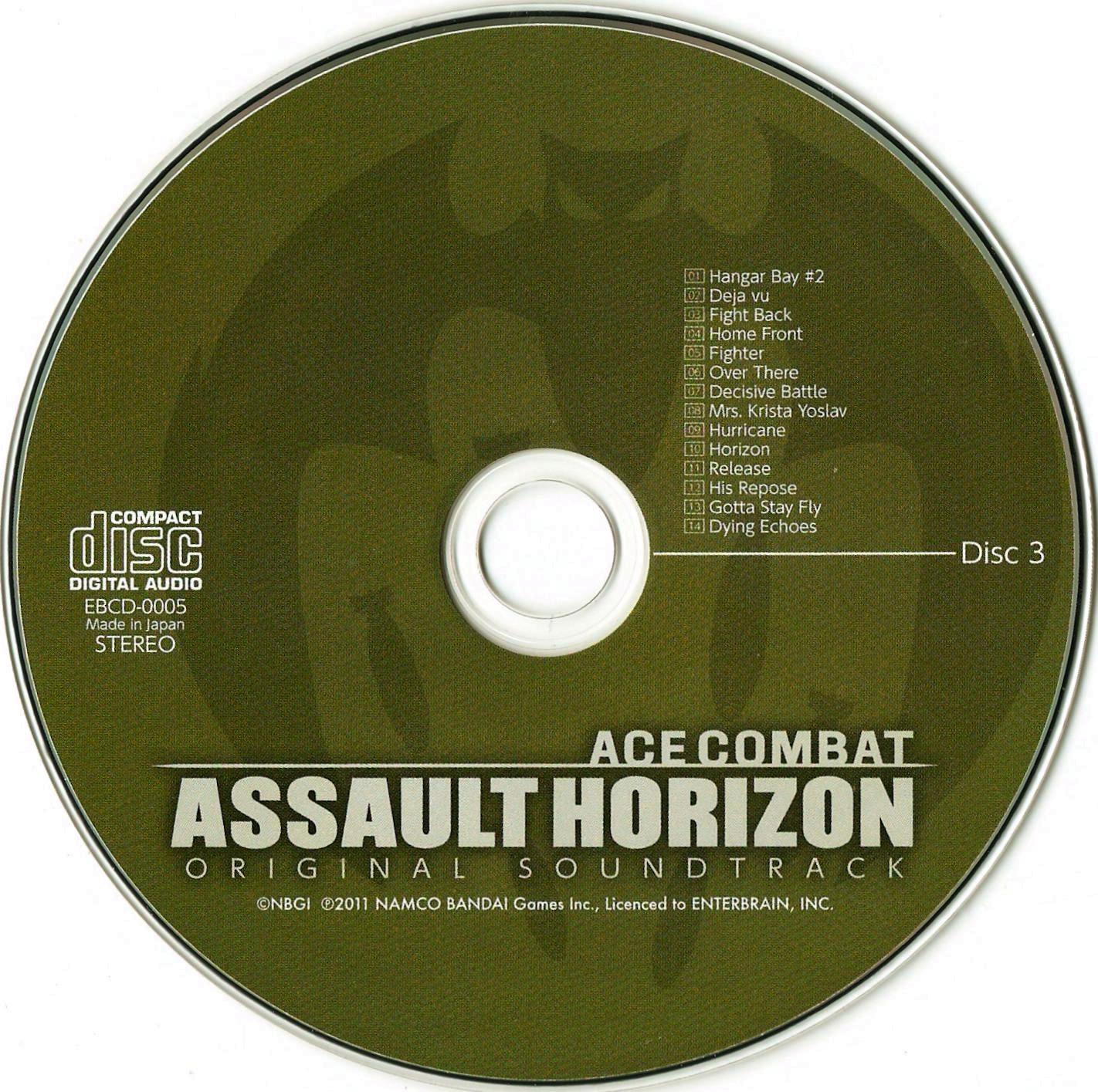 ACE COMBAT ASSAULT HORIZON ORIGINAL SOUNDTRACK (2011) MP3 - Download ACE  COMBAT ASSAULT HORIZON ORIGINAL SOUNDTRACK (2011) Soundtracks for FREE!